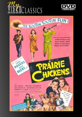 Prairie Chickens Wooden Framed Poster