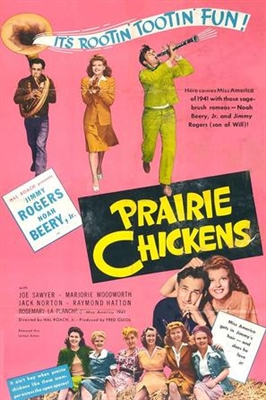 Prairie Chickens Metal Framed Poster