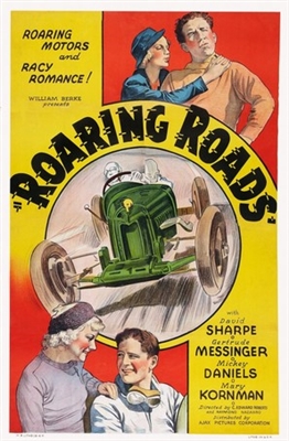 Roaring Roads Poster with Hanger