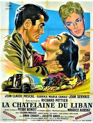 La châtelaine du Liban Metal Framed Poster