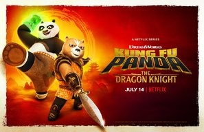&quot;Kung Fu Panda: The Dragon Knight&quot; Wooden Framed Poster