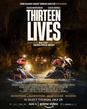 Thirteen Lives Poster with Hanger
