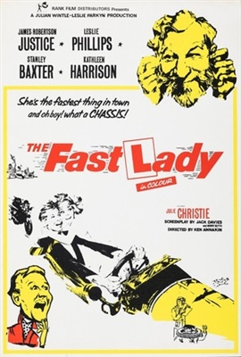 The Fast Lady Wooden Framed Poster
