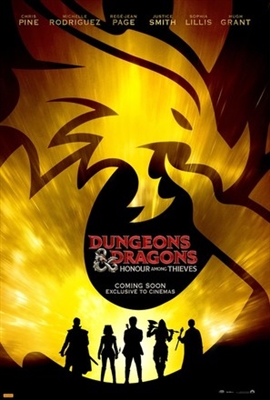 Dungeons &amp; Dragons: Honor Among Thieves Poster with Hanger