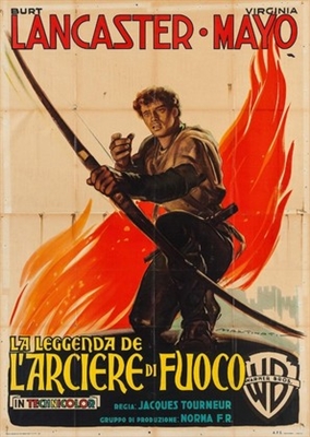 The Flame and the Arrow Poster with Hanger