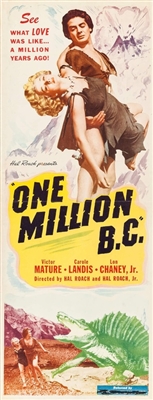 One Million B.C. Wooden Framed Poster