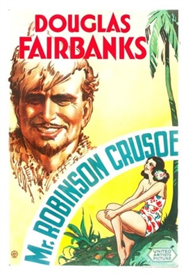 Mr. Robinson Crusoe Metal Framed Poster
