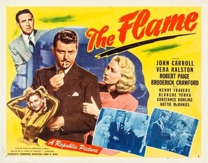 The Flame Poster with Hanger