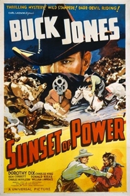 Sunset of Power Poster with Hanger