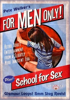 For Men Only Wooden Framed Poster