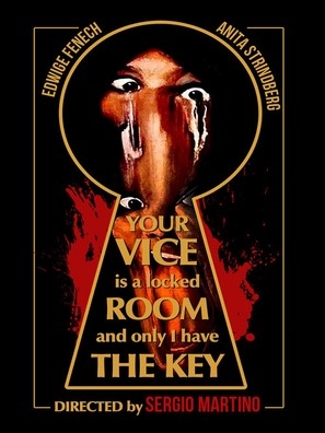 Il tuo vizio è una stanza chiusa e solo io ne ho la chiave Wooden Framed Poster