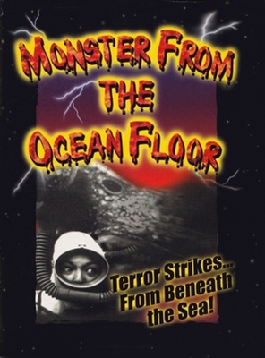 Monster from the Ocean Floor Wooden Framed Poster