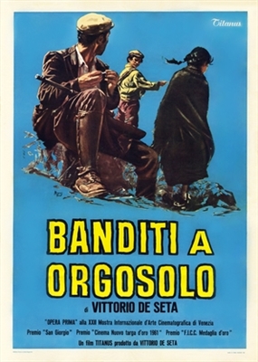 Banditi a Orgosolo Wooden Framed Poster