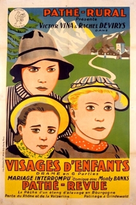 Visages d'enfants Canvas Poster