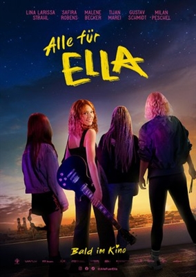 Alle für Ella Wooden Framed Poster