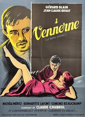 Le beau Serge Wooden Framed Poster