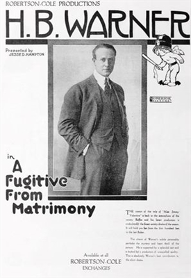 A Fugitive from Matrimony poster