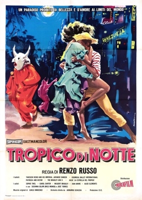 Tropico di notte Wooden Framed Poster