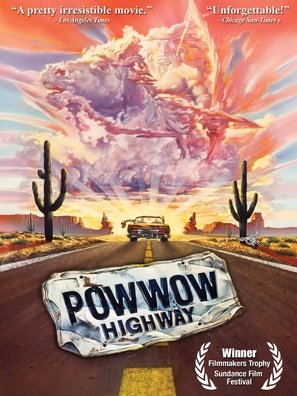 Powwow Highway Wooden Framed Poster