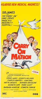 Carry on Matron Metal Framed Poster