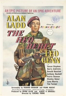 The Red Beret Wood Print