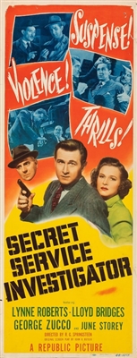 Secret Service Investigator Poster with Hanger