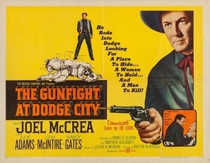 The Gunfight at Dodge City Poster with Hanger