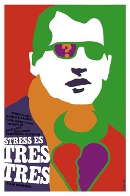 Stress-es tres-tres Metal Framed Poster