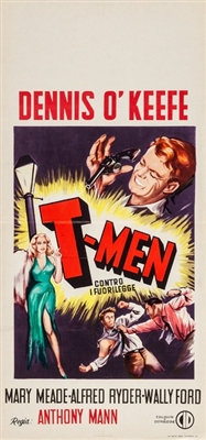 T-Men Wooden Framed Poster