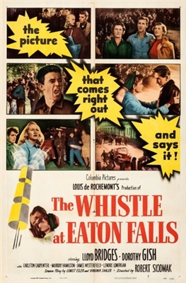 The Whistle at Eaton Falls Poster with Hanger