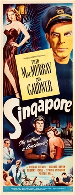 Singapore Metal Framed Poster