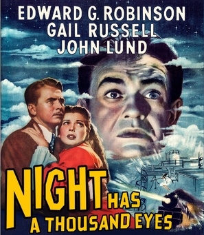 Night Has a Thousand Eyes Canvas Poster