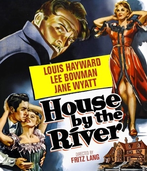 House by the River Canvas Poster