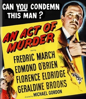 An Act of Murder Canvas Poster