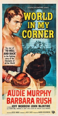World in My Corner Poster with Hanger