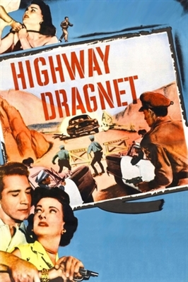Highway Dragnet Metal Framed Poster
