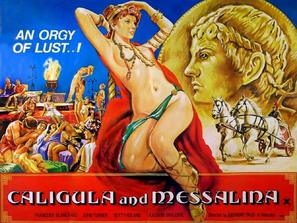Caligula et Messaline Wooden Framed Poster