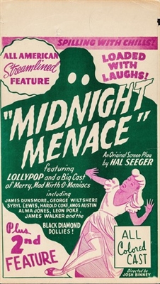 Midnight Menace Metal Framed Poster