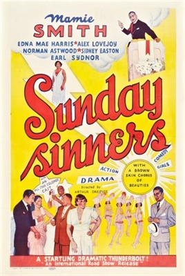 Sunday Sinners Poster with Hanger