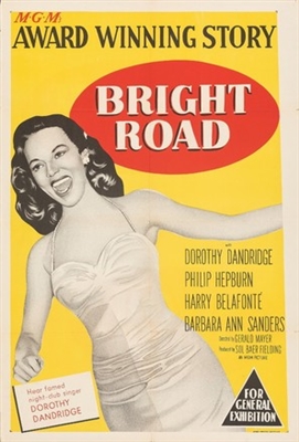 Bright Road Wooden Framed Poster