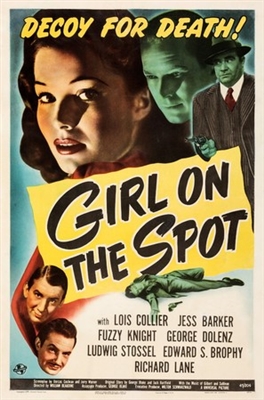 Girl on the Spot  Poster with Hanger