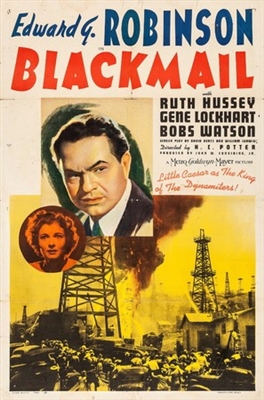 Blackmail Metal Framed Poster