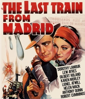 The Last Train from Madrid Canvas Poster