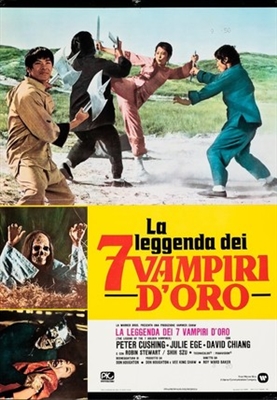The Legend of the 7 Golden Vampires Wooden Framed Poster