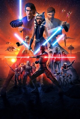 &quot;Star Wars: The Clone Wars&quot; Poster with Hanger