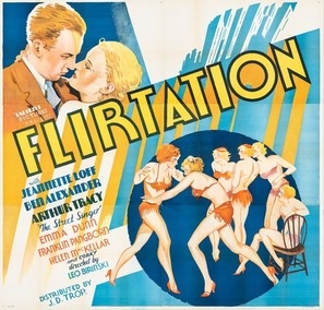 Flirtation Canvas Poster