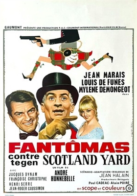 Fantômas contre Scotland Yard Poster with Hanger