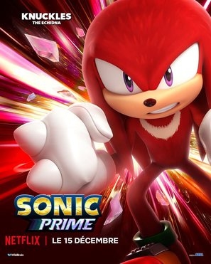 Sonic Prime Wooden Framed Poster