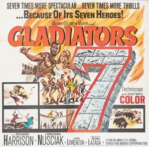 I sette gladiatori Poster with Hanger