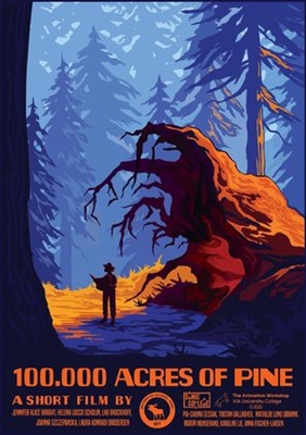 100,000 Acres of Pine Wooden Framed Poster